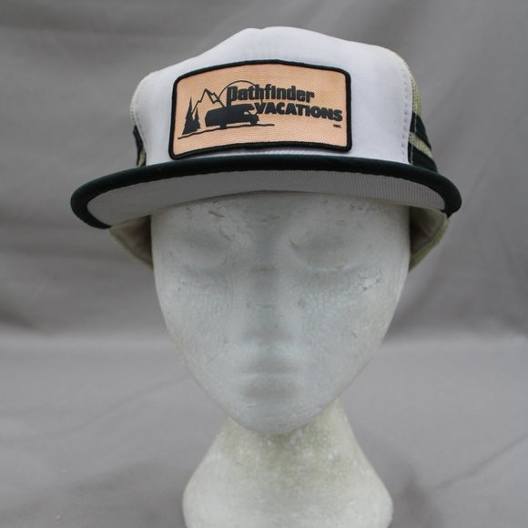 Vintage Patched Trucker Hat - Pathfinder Vacations (Motorhomes) - Adult Snapback - Picture 3 of 8